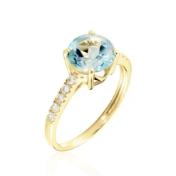 Bague Or Jaune Terese Topaze