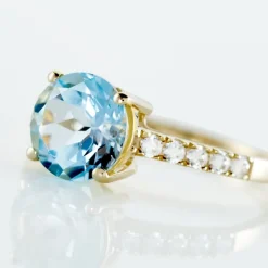 Bague Or Jaune Terese Topaze