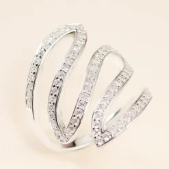 Bague Orsina Argent Argenté Oxyde De Zirconium