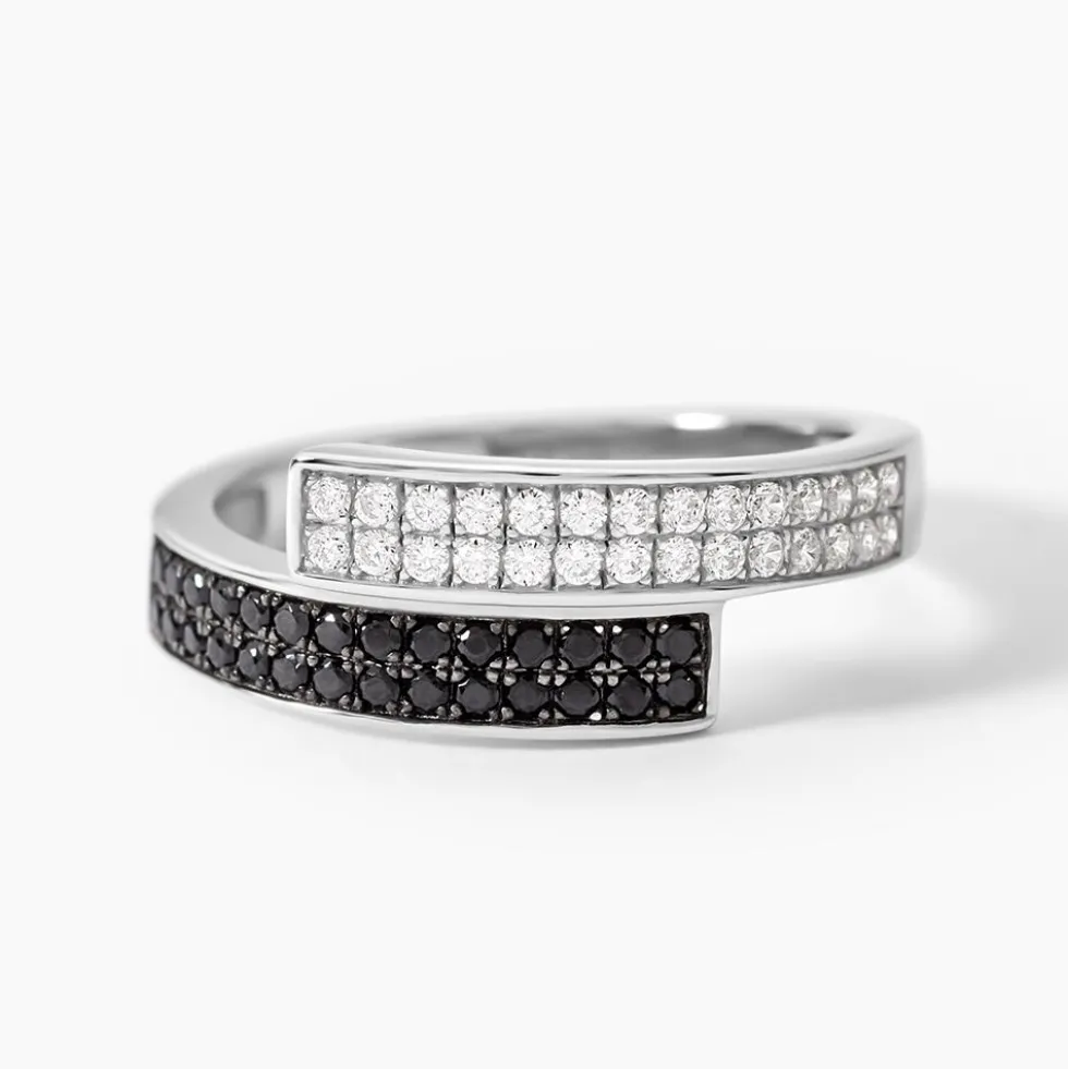 Bague Ouarida Argent Blanc Oxyde De Zirconium