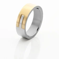 Bague Phebus Him Acier Bicolore