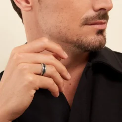 Bague Phebus Him Acier Bicolore