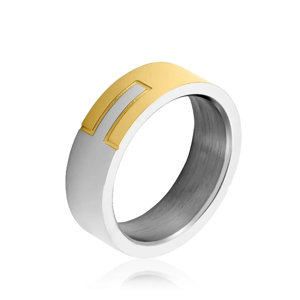 Bague Phebus Him Acier Bicolore