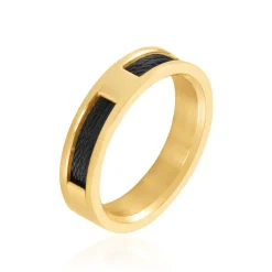Bague Phebus Him Acier Jaune