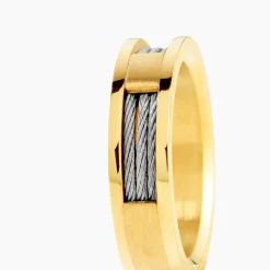 Bague Phebus Him Classique Acier Jaune