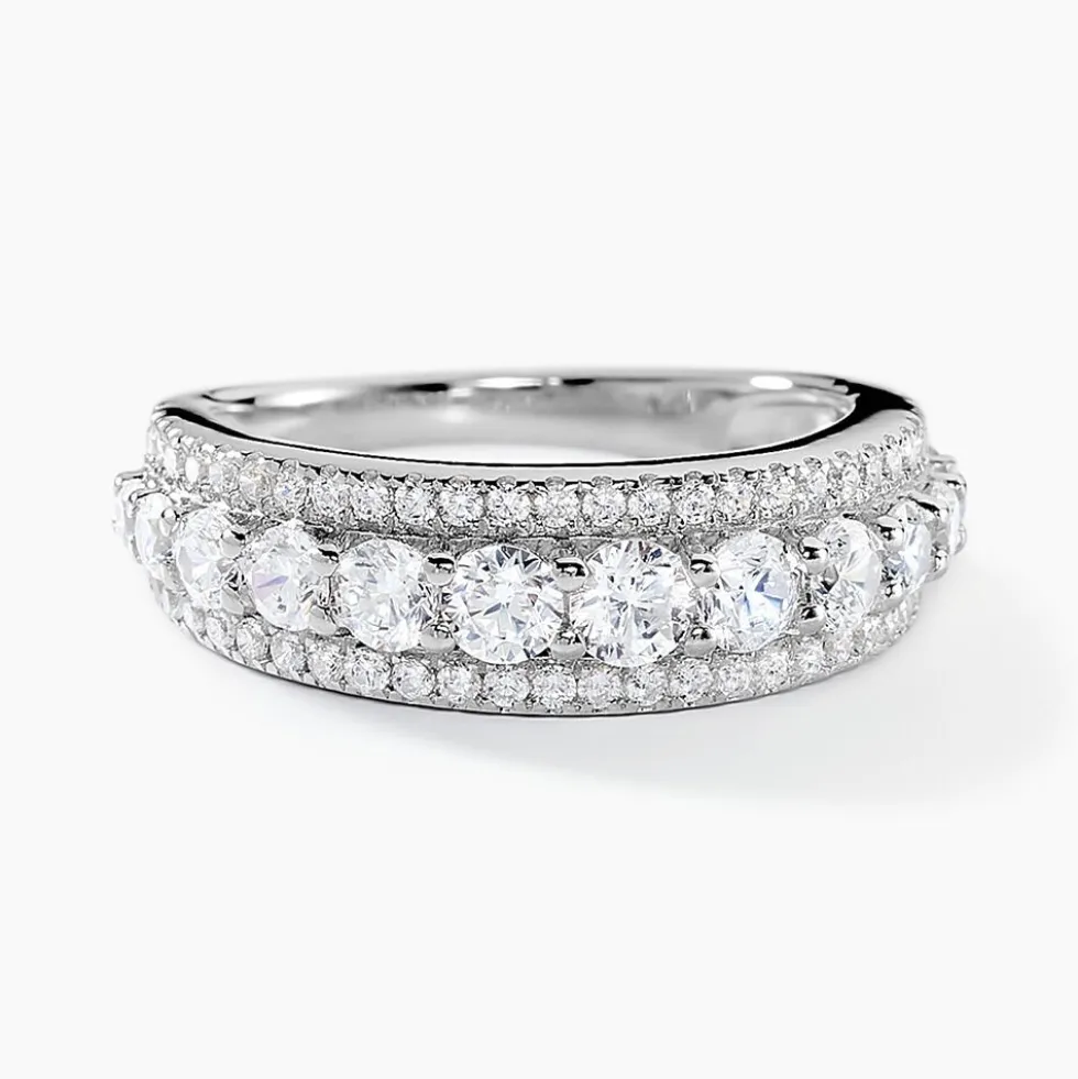 Bague Philomene Argent Blanc Oxyde De Zirconium
