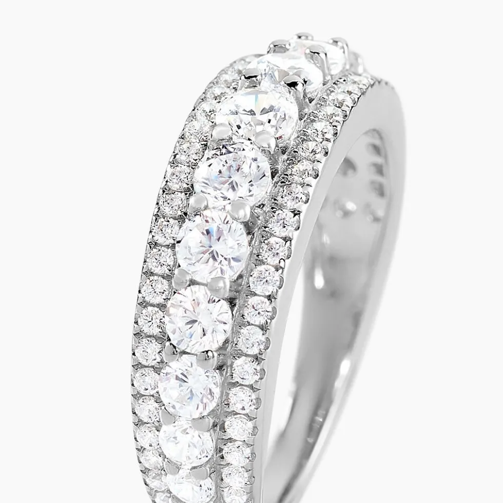 Bague Philomene Argent Blanc Oxyde De Zirconium