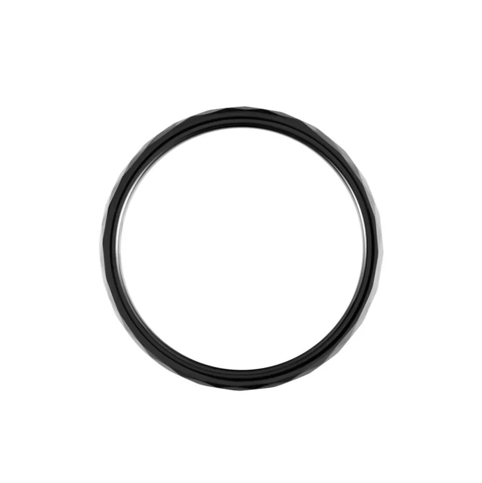 Bague Pilar Petite Ceramique Noir Céramique