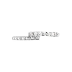 Bague Pisa Argent Blanc Oxyde De Zirconium