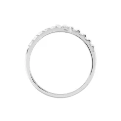 Bague Pisa Argent Blanc Oxyde De Zirconium