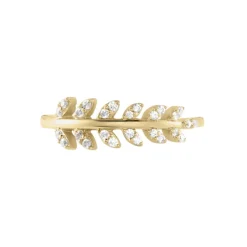 Bague Plaqué Or Jaune Luz Oxyde De Zirconium