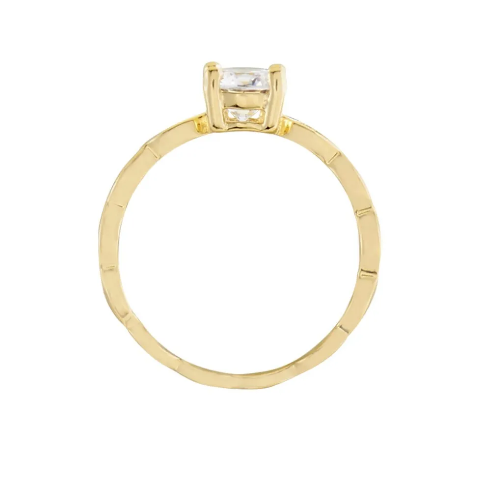 Bague Plaqué Or Kurt Oxydes De Zirconium