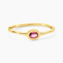 Bague Poem Argent Jaune Tourmaline