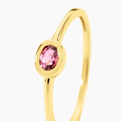 Bague Poem Argent Jaune Tourmaline
