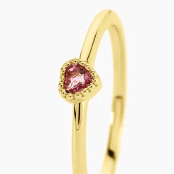 Bague Poem Argent Jaune Tourmaline