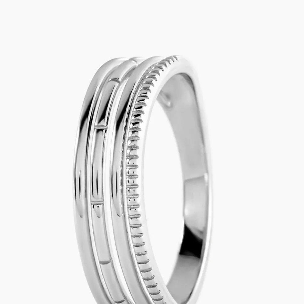 Bague Poly Argent Blanc