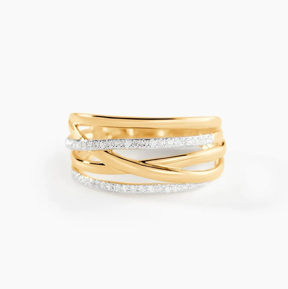 Bague Presilia Or Jaune Diamant