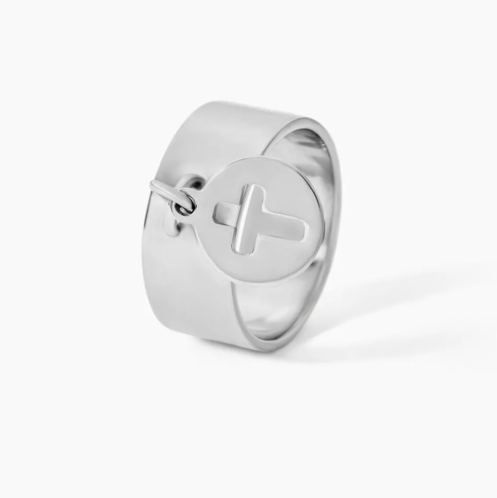 Bague Psara Argent Blanc
