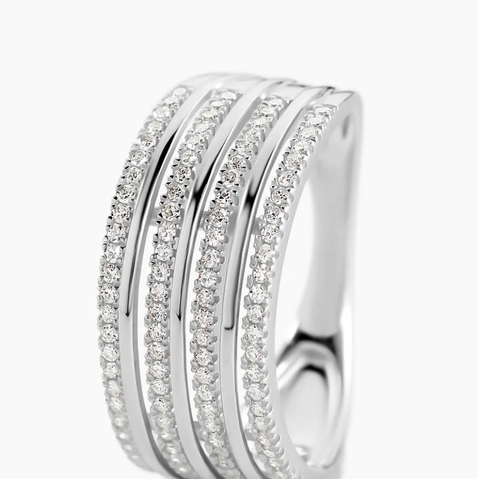 Bague Rayanna Or Blanc Diamant