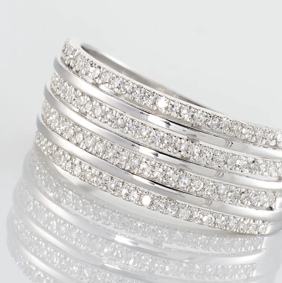 Bague Rayanna Or Blanc Diamant
