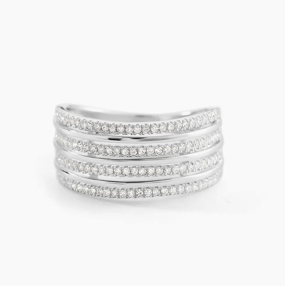 Bague Rayanna Or Blanc Diamant