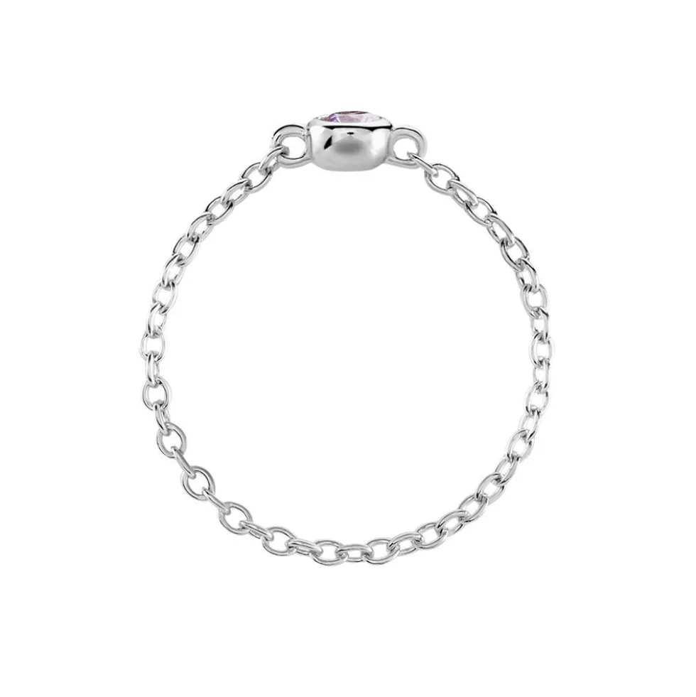 Bague Rio Argent Blanc Oxyde De Zirconium