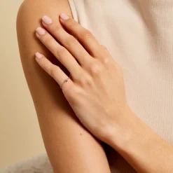 Bague Rio Argent Blanc Oxyde De Zirconium