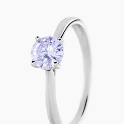 Bague Rio Argent Blanc Oxyde De Zirconium