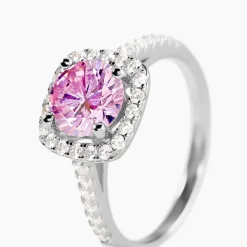 Bague Rio Argent Rose Oxyde De Zirconium