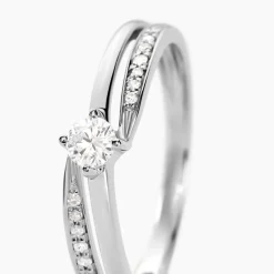 Bague Selene Or Blanc Diamant