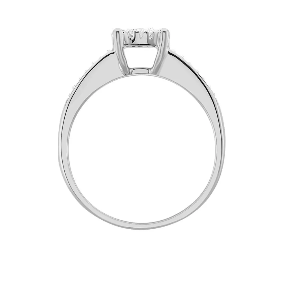 Bague Serena Or Blanc Diamant