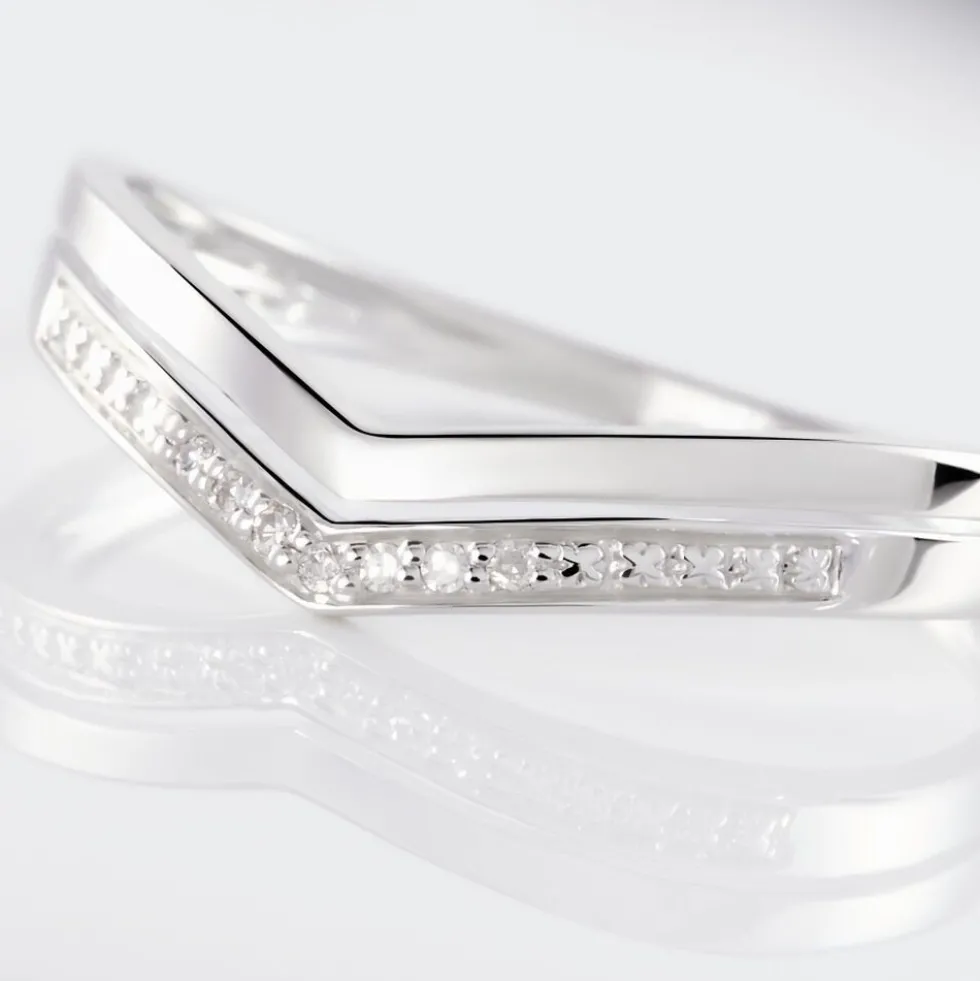 Bague Shadene Or Blanc Diamant