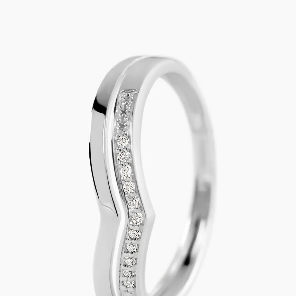 Bague Shadene Or Blanc Diamant