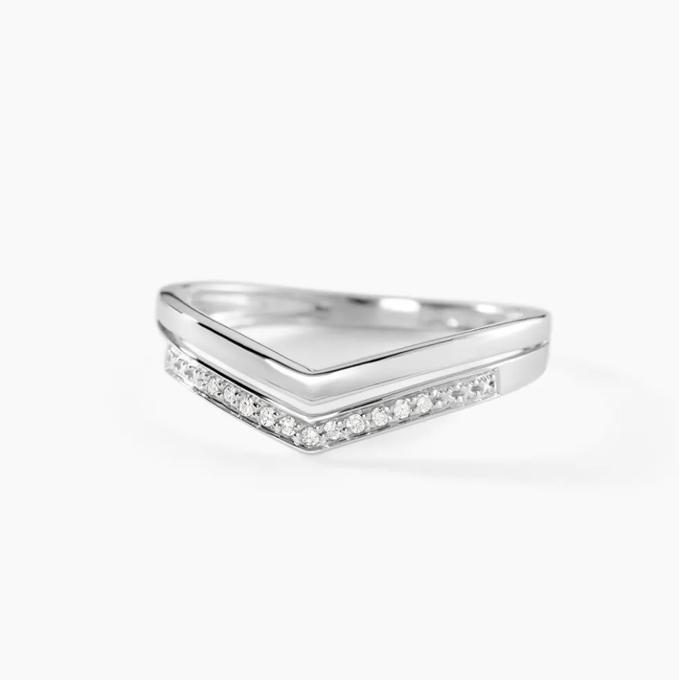Bague Shadene Or Blanc Diamant