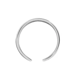 Bague Sirine Acier Blanc