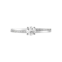 Bague Solitaire Alexandra Or Blanc Diamant