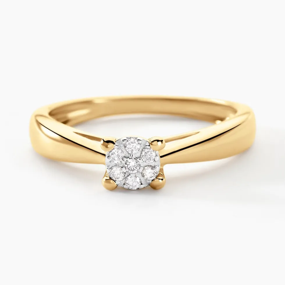 Bague Solitaire Artemis Or Jaune Diamant