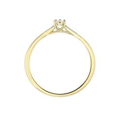 Bague Solitaire Athena Or Jaune Diamant