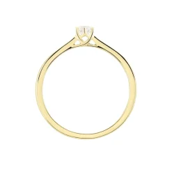 Bague Solitaire Athena Or Jaune Diamant
