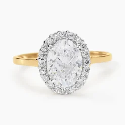 Bague Solitaire Cillie Or Jaune Oxyde De Zirconium