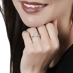 Bague Solitaire Dream Or Blanc Diamant