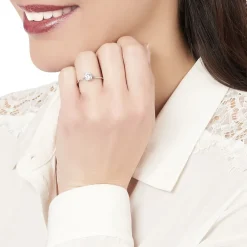 Bague Solitaire Gatiane Argent Oxyde De Zirconium