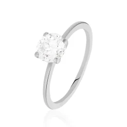 Bague Solitaire Gatiane Argent Oxyde De Zirconium
