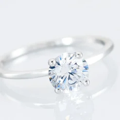 Bague Solitaire Gatiane Argent Oxyde De Zirconium