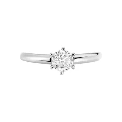 Bague Solitaire Guenolee Or Blanc Diamant
