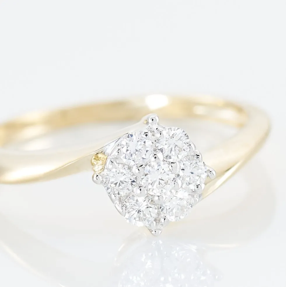 Bague Solitaire Lysia Or Jaune Diamant