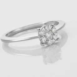 Bague Solitaire Or Blanc Dream Diamants