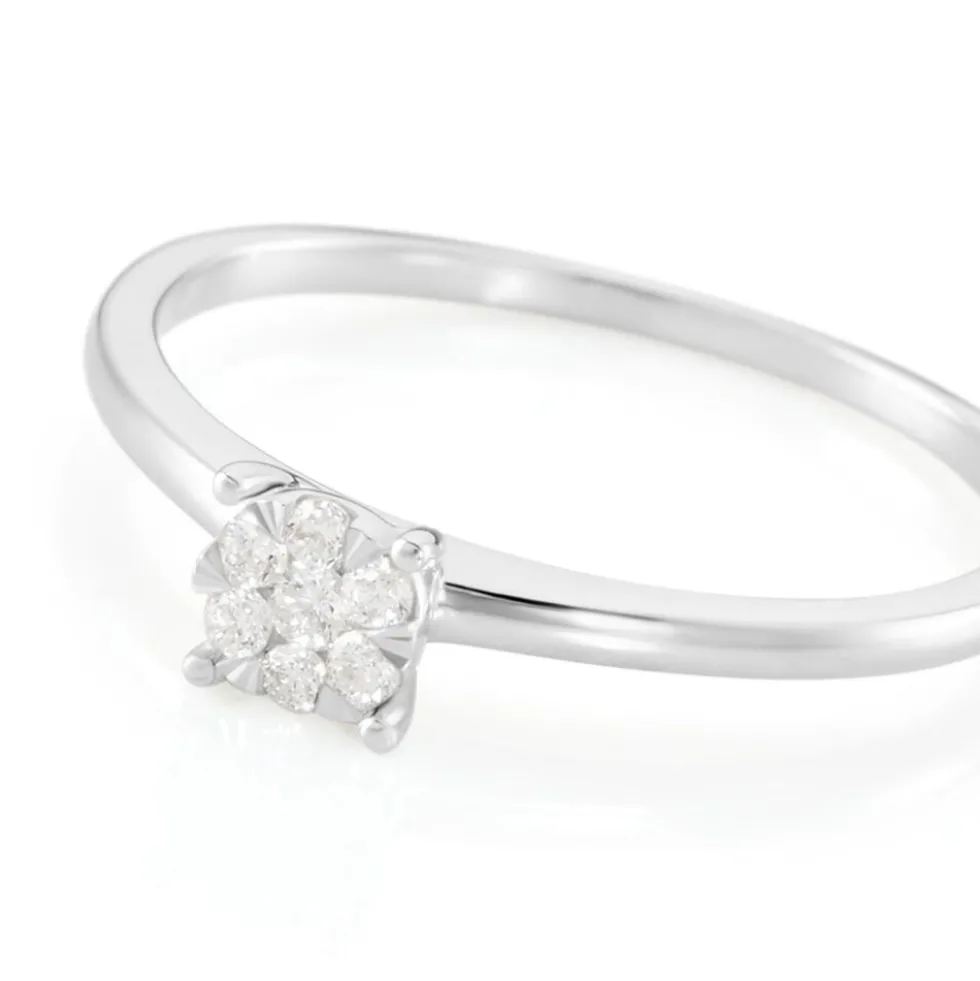 Bague Solitaire Or Blanc Dream Diamants