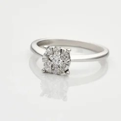 Bague Solitaire Or Blanc Dream Diamants