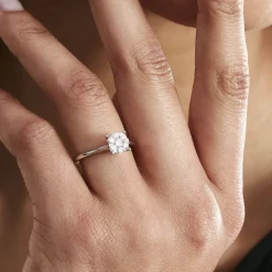 Bague Solitaire Or Blanc Dream Diamants